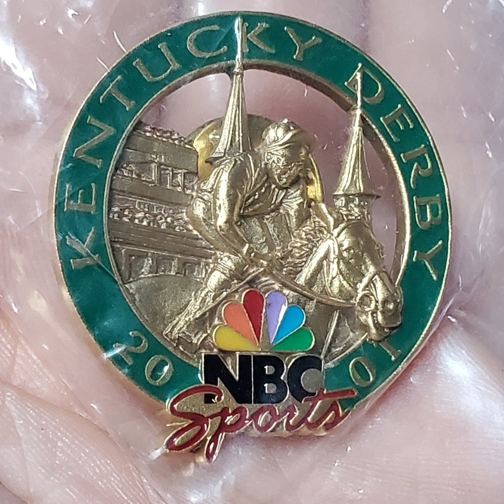 2001 NBC Rare Kentucky Derby Pin